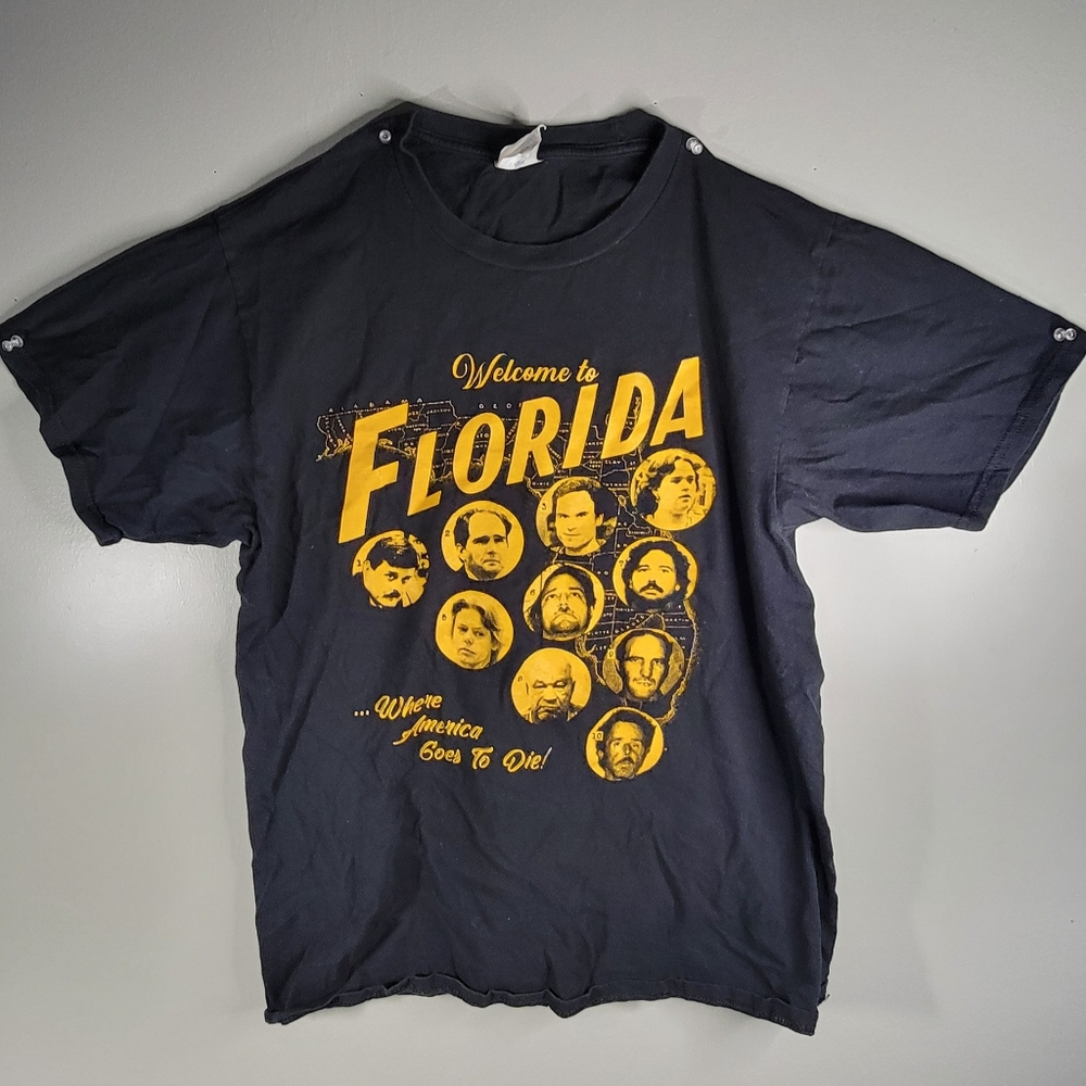 Graphic Tshirt Women's sz S Dark Tourism Florida Goth DIY